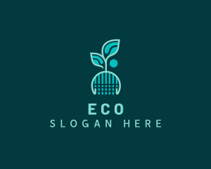 Environmental Leaf Biotechnology logo design