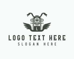 Motorcycle Gang - Motorcycle Rider Vehicle logo design