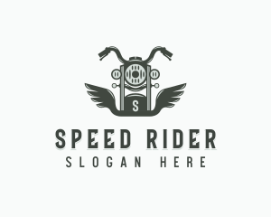 Motorcycle Rider Vehicle logo design