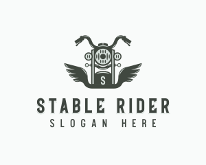 Motorcycle Rider Vehicle logo design