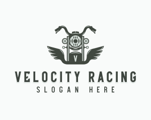 Motorcycle Rider Vehicle logo design