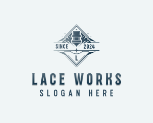 CNC Laser Manufacturing logo design