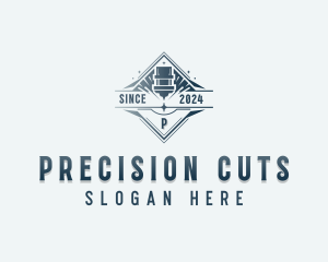 CNC Laser Manufacturing logo design