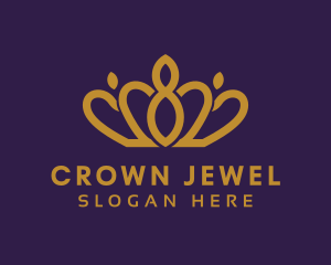 Elegant Tiara Jewel logo design