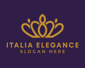 Elegant Tiara Jewel logo design