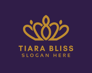Elegant Tiara Jewel logo design