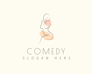 Plastic Surgeon - Sexy Nude Woman logo design