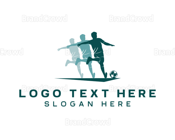 Soccer Kick Ball League Logo