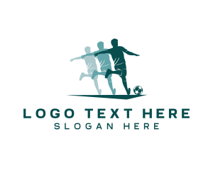 League - Soccer Kick Ball League logo design