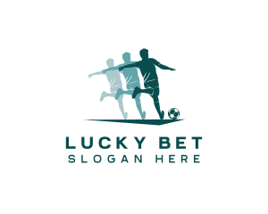 Soccer Kick Ball League Logo