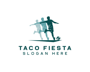 Soccer Kick Ball League Logo