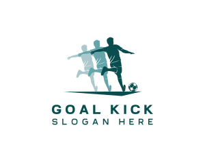 Soccer Kick Ball League logo design