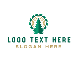 Badge - Woodworking Lumberjack Tool logo design