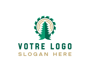 Woodworking - Woodworking Lumberjack Tool logo design