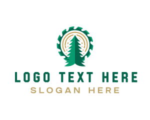 Equipment - Woodworking Lumberjack Tool logo design