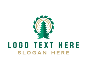 Woodworking Lumberjack Tool Logo