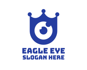 Crow Eye Shield logo design