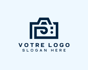 Photo - Camera Film Recording logo design