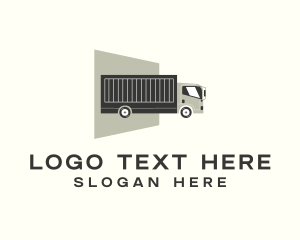 Logistics - Forwarding Truck Logistics logo design