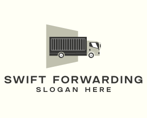 Forwarding Truck Logistics logo design