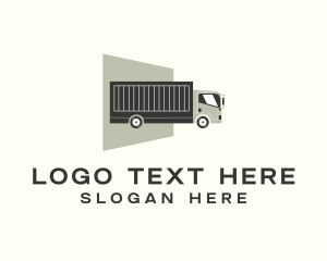 Truck - Forwarding Truck Logistics logo design