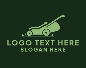 Tool - Gardening Lawn Mower logo design