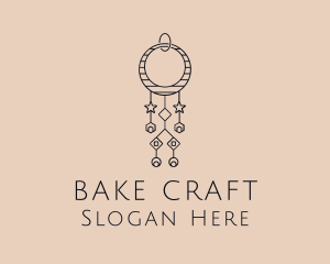 Bohemian Dangling Earring  logo design