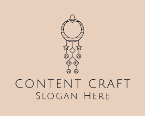 Bohemian Dangling Earring  logo design