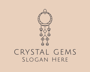 Bohemian Dangling Earring  logo design