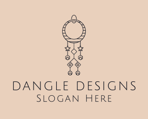 Bohemian Dangling Earring  logo design