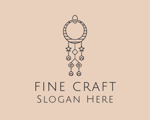 Bohemian Dangling Earring  logo design