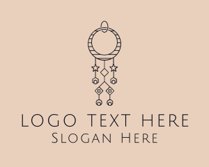Jewelry Store - Bohemian Dangling Earring logo design