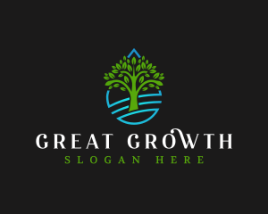 Tree Forest Plant logo design