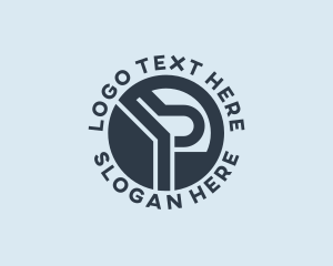 Letter P - Professional Studio Letter P logo design