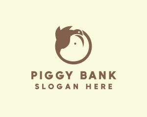 Pig Animal Farm logo design