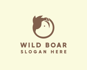 Boar - Pig Animal Farm logo design