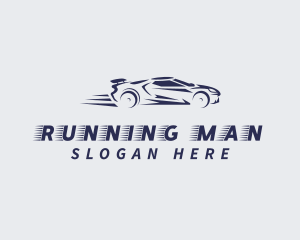 Fast Racing Car Logo