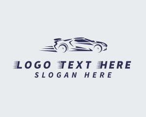 Fast - Fast Racing Car logo design