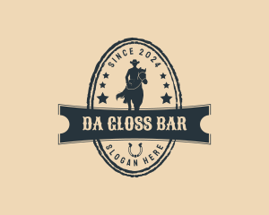 Cowboy Horse Bar logo design