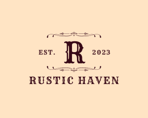 Western Retro Boutique logo design