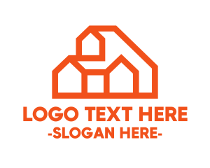 Village - Orange Hill House logo design