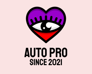 Lgbtq - Heart Eye Cosmetics logo design