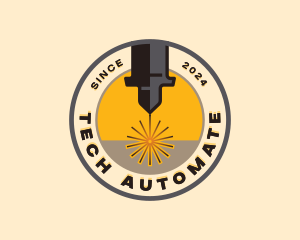 Automation - Industrial CNC Laser logo design