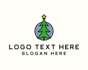 Winter - Christmas Tree Decor logo design