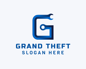 Garage - Maintenance Tool Letter G logo design