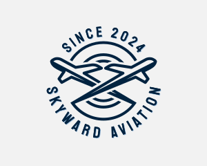 Aviation Airplane Travel logo design