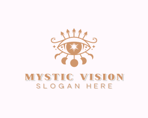 Mystical Moon Eye logo design