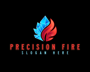 Thermal Fire Ice logo design