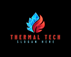 Thermal Fire Ice logo design