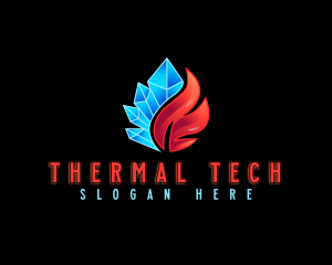 Thermal - Thermal Fire Ice logo design